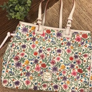 Authentic Dooney & Bourke Floral Tote